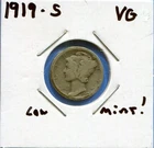 W@W 1919-s Mercury Dime !!!! ( Nice Coin !!!!)  VG !!!!!