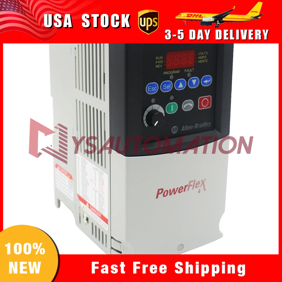 NEW Allen Bradley 22A-D6P0N104 PowerFlex 4 2.2 kW 3 Hp AC Drive Factory Sealed - Image 4 of 4