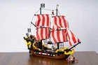 LEGO 6285 Black Seas Barracuda Pirate Ship 1989 100% Complete  with instructions