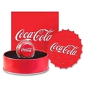 Coca-Cola® Silver Bottle Cap w/Box & COA (6 grams) factory sealed box