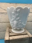 Vintage Westmoreland Milk Glass Planter, Vase, 6.5"H