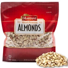 Mariani Nut - Sliced Premium California Almonds - Gluten 2 Pound (Pack of 1) 