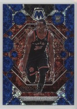 2022 Panini Mosaic Rookies Fast Break Blue Prizm 63/85 Christian Koloko #233 ux1