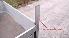 (11,50€/m) Alu Spriegel End Profil 190cm 1,9m Bordwand Spriegelbrett 