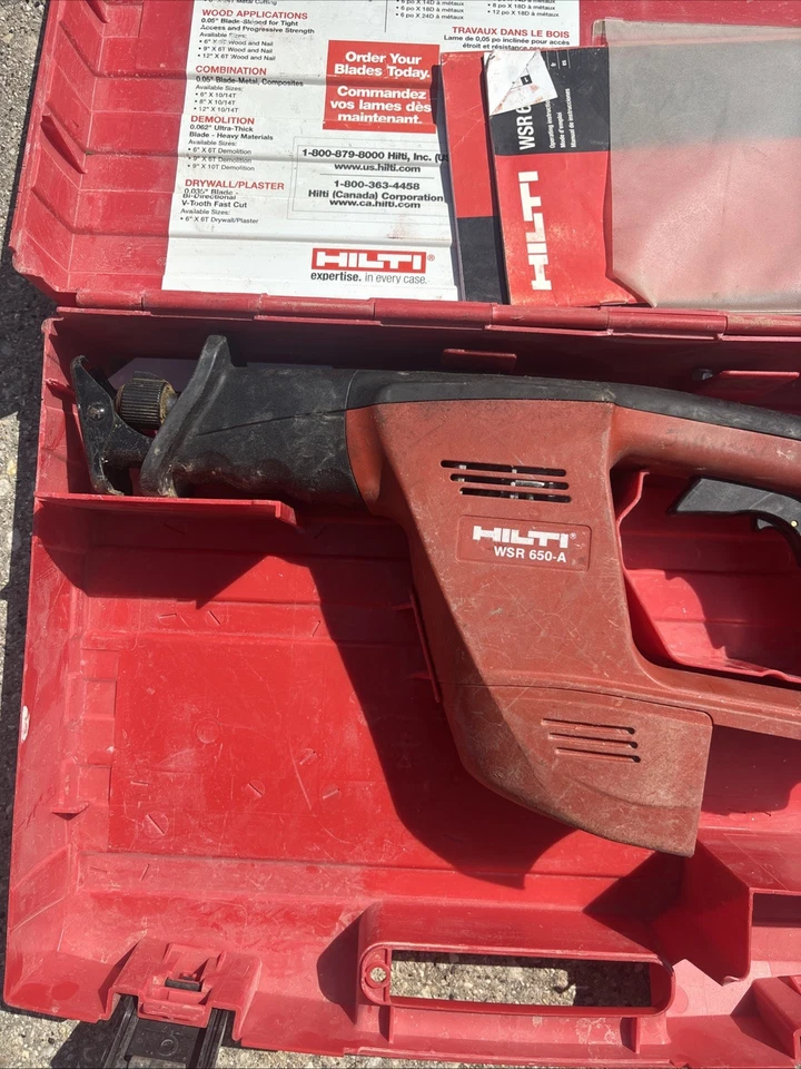 Sierra recíproca HILTI WSR36-A - ¡SOLO HERRAMIENTA! Foto 3 de 4