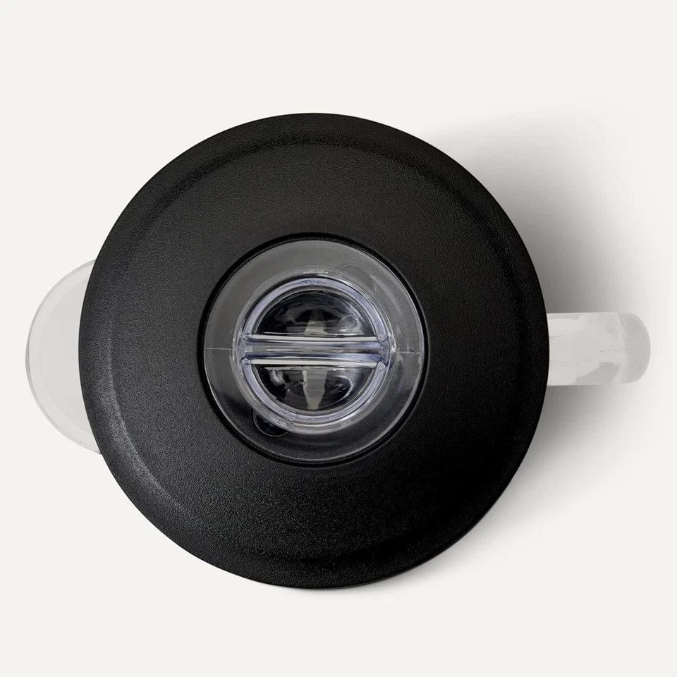 Batidora Amazon Basics 6 tazas, 6 funciones, pulso, Ice Crush, 700 W, negra/plateada Foto 4 de 4