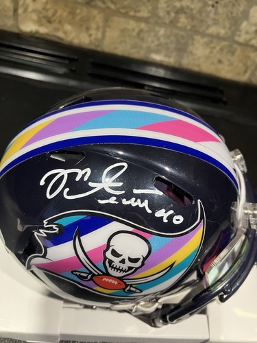 Mini Casque Tampa Bay Buccaneers Personnalisé Avec Visière - Tom Brady, NFL, Neuf