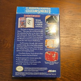 Iron Sword Wizards & Warriors II 2 Nintendo Nes completo CIB