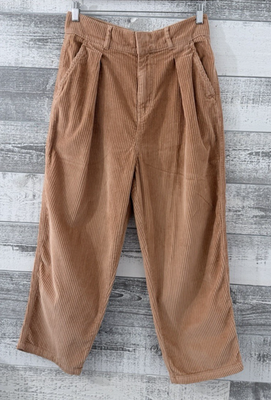 #ad #ad BDG Urban Outfitters Corduroy Pants Size 6 30x24 Rust High Rise Wide Leg Crop $17.99