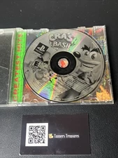Crash Bash (PlayStation PS1) Greatest  Hits No Manual Tested Check Pics