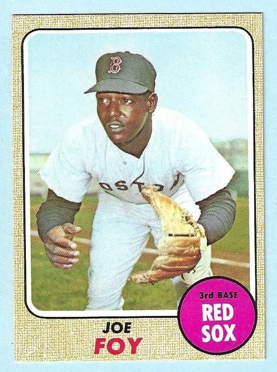 1968 Topps #387 Joe Foy Boston Red Sox Near Mint COMPLETE SETBREAK