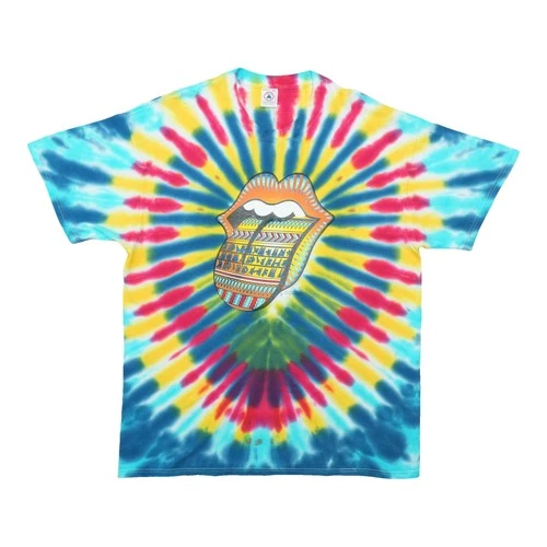Rolling Stones Bridges To Babylon Tour Tie Dye 1990s vintage concert t-shirt, vintage, single stitch, B+ condition