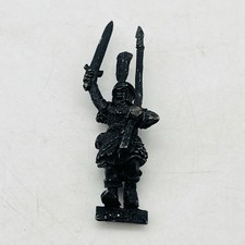 BRETONNIAN MEN-AT-ARMS SPEARMAN CHAMPION w. spear Metal Army Warhammer 1996 Bret