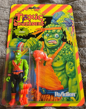 NEW FACTORY SEALED 2020 REACTION 4" TOXIC CRUSADERS TOXIE ACTION FIGURE, NOS