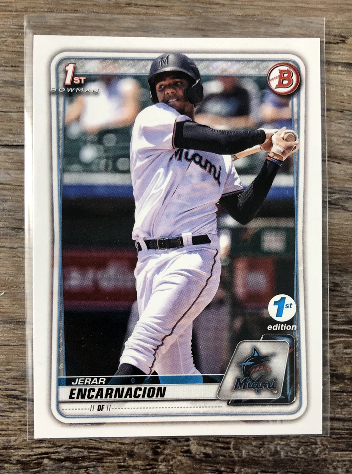 Jerar Encarnacion Lot of (32) 2020 Bowman #BFE-96 1st Edition Marlins +3 Extras - Image 2 of 4