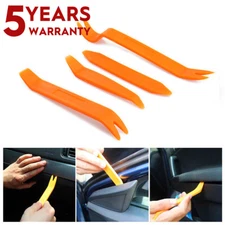 Orange Car Door Trim Removal Tool Pry Panel Dash Radio Body Clip Installer Set