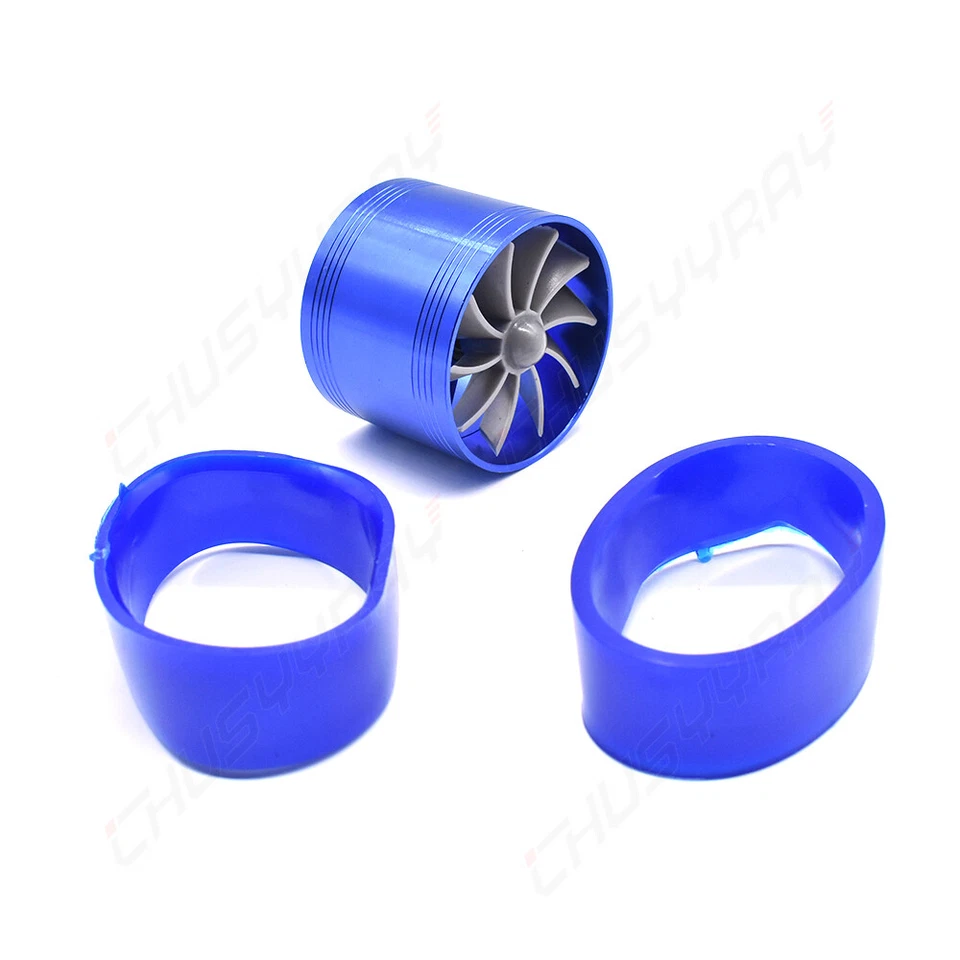 Ventilador de admisión de aire para automóvil sobrealimentador potenciador de motor turbo gas combustible vórtice kit ahorro Foto 2 de 4