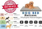 Dog Cage Bed Cushion Waterproof Cover Orthopaedic Comfort Pet Bed Mattress
