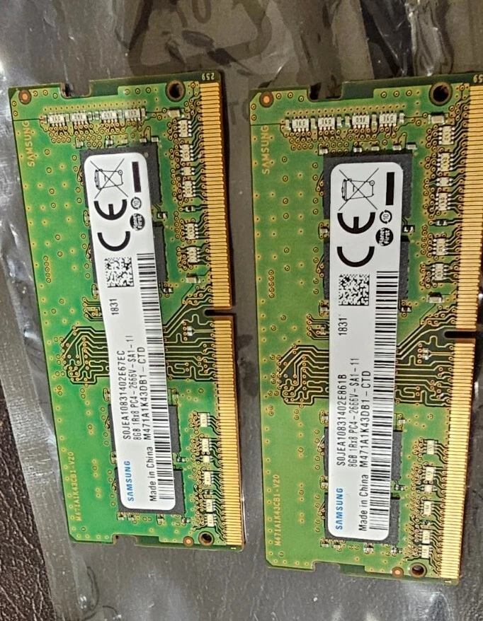 SAMSUNG 16GB (2 x 8GB)  DDR4 2400T SODIMM Memory Module (BRAND NEW) - Image 3 of 4