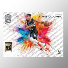 Giannis Antetokounmpo Bucks NBA Basketball Color Blast Picture Poster or Canvas