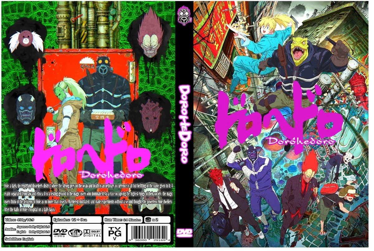 Dorohedoro Anime Series Ova Dual Audio English Japanese with