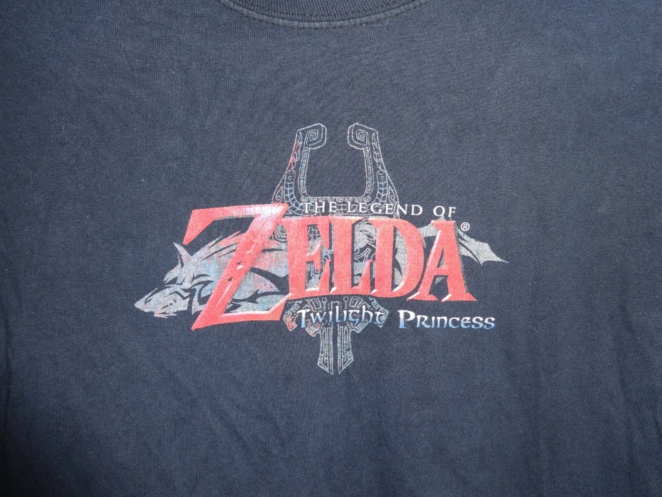 Винтажная промо-рубашка 2006 Legend of Zelda Twilight Princess Wii GameCube размер L - Изображение 3 из 4
