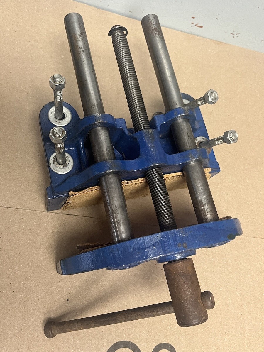 Vintage Bahco Record Tools V175 Wood Working Bench Vise Blue Vintage Bahco Record Tools V175 Wood Working Bench Vise Blue