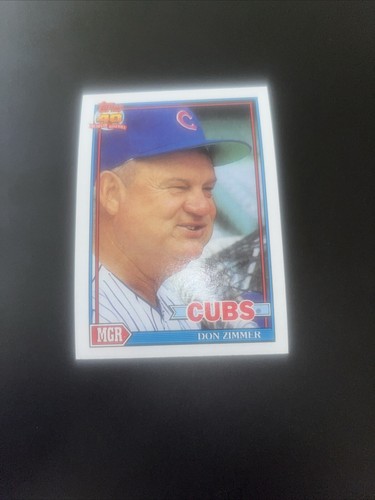 1991 Topps #729 Don Zimmer Chicago Cubs Baseballkarte