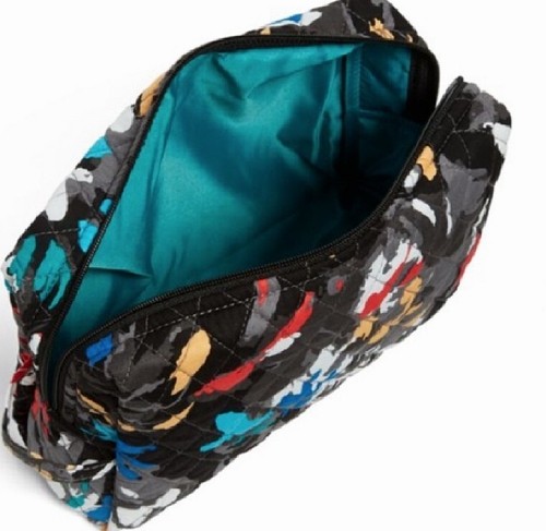 VERA BRADLEY LARGE COSMETIC SPLASH FLOREALE NUOVO CON ETICHETTE - Foto 2 di 3