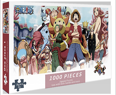 Jyshc Jigsaw Puzzle 1000/500/300 Peças Anime Japonês One Piece Posters  Madeira Crianças Brinquedos Descompressão Jogo Fr143py