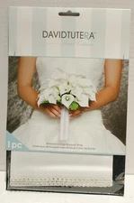 SEALED David Tutera Bridal Collection Rhinestones Edge Bouquet Wrap 