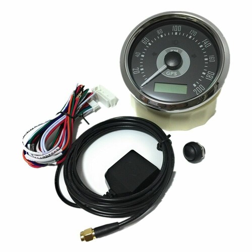 85mm Classical GPS Speedometer 0-200km/h with Backlight for Car Auto Motorcycle - Picture 9 of 10