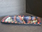 Halibut Cove Alaska Pottery Platter by JK Carrol 1997, hand painted Fish Platter — photo 4