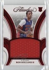 2024-25 Panini Flawless Patch Ruby 5/15 Ron Holland II #P-RON Patch 0m1w