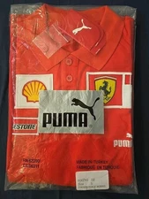 Marlboro Barcode Ferrari F1 Team Issue Philip Morris VIP Polo Shirt S Puma 2005