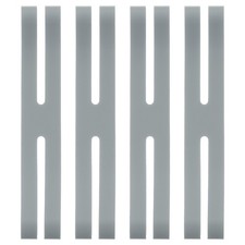 6 Inch H Band Silicone Rubber Bands, 5 Pcs Silicone Bands, Grey