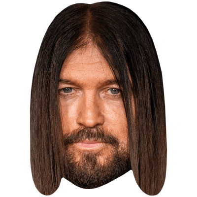 Billy Ray Cyrus (Bart) Großer Kopf. Größer als das Leben Maske.