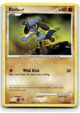 Riolu 61/130 Diamond and Pearl Uncommon Pokemon TCG HP on eBay
