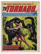 1967 CITY MAGAZINES TV TORNADO #21 FLASH GORDON, TARZAN, LONE RANGER RARE KEY UK