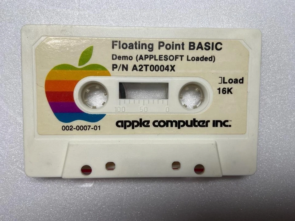 Apple II Tape Software APPLESOFT IIa von Microsoft 1977 - Bild 3 von 4