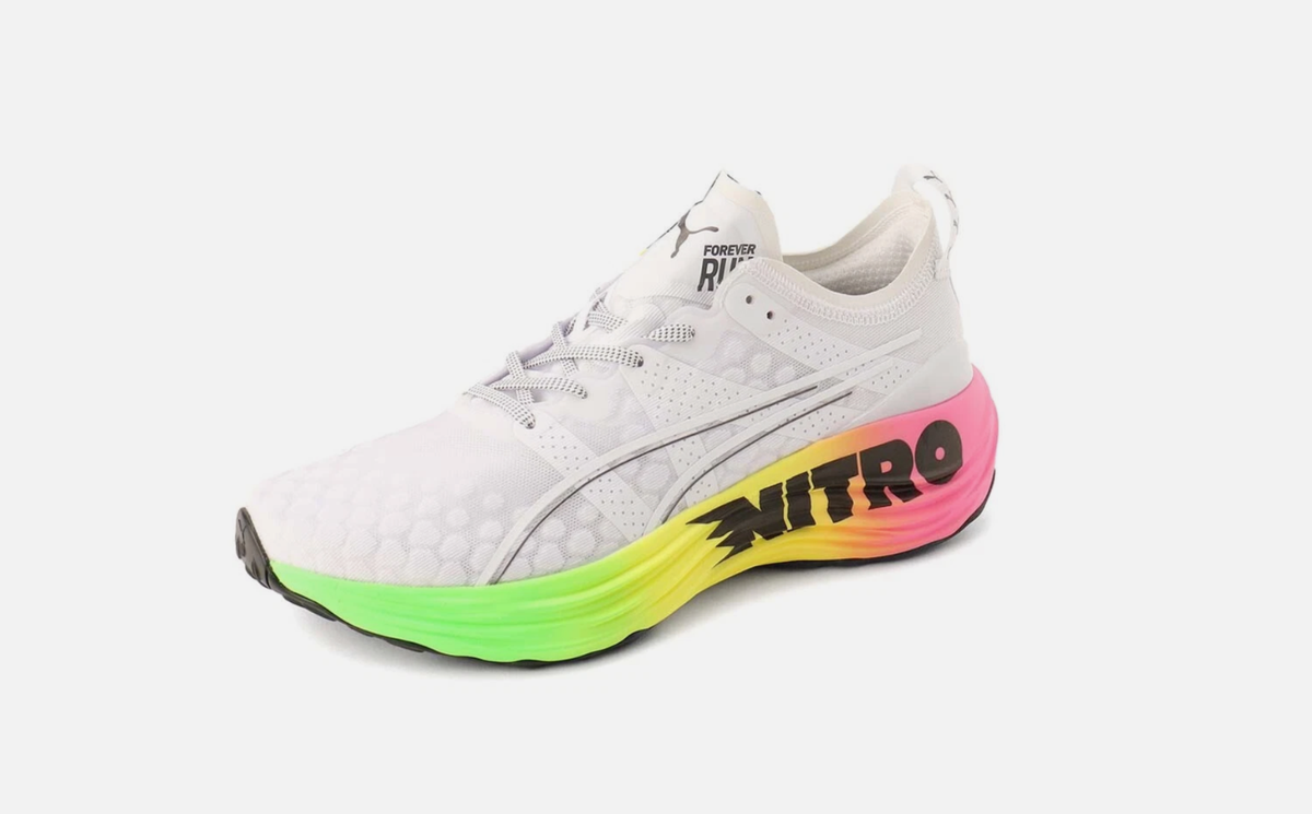 Size 10.5 - Puma ForeverRun Nitro Futrograde - White for sale