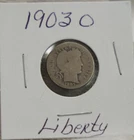 1903 O US Barber Silver Dime 10c AG Semi Key
