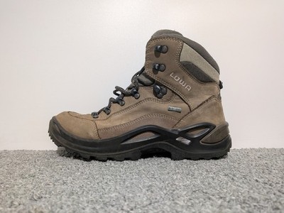 Lowa Renegade GTX Mid Leather Hiking Boots Womens Size 7 Brown