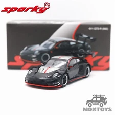 Sparky Tiny Exclusive 1:64 911 R 24 Hours of Spa-Francorchamps black Model Car