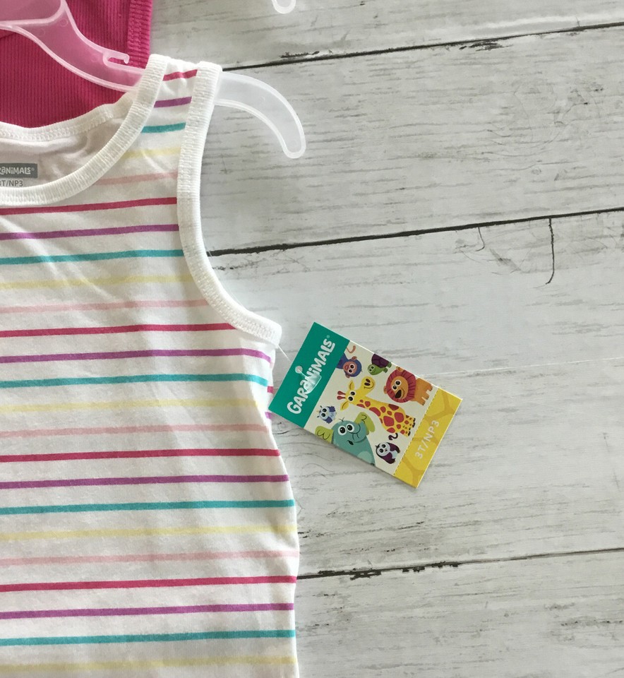 Garanimals Infant Toddler Girl’s 2 Piece Set Tank Tops Multicolor 3T eBay