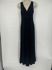 Women’s Loveappella V Neck Jersey Midi Dress Black Small