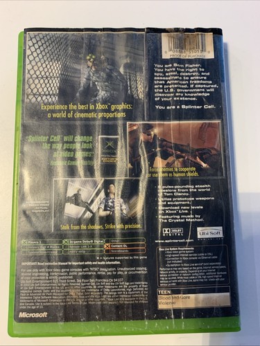 Splinter Cell Stealth Action Redefined (Xbox) - Picture 2 of 3
