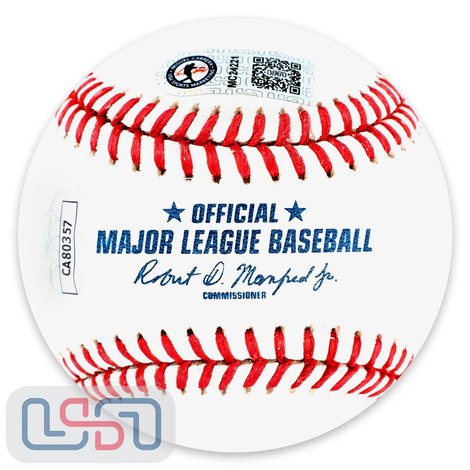 Miguel Cabrera Tigers Signed Rawlings National Baseball Hall of Fame USA SM JSA - Image 2 of 4