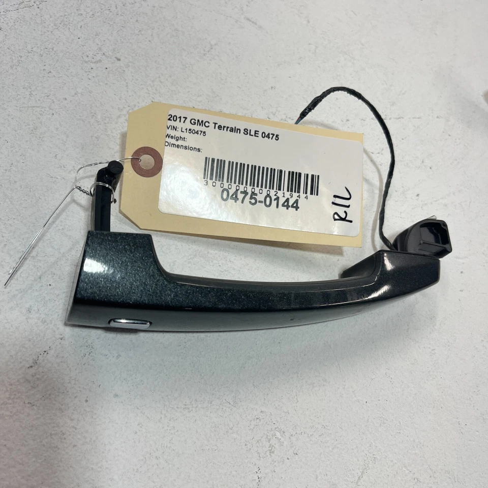 Manija de puerta exterior trasera derecha o izquierda GMC TERRAIN 18-23 OEM 1 PIEZA *G9K* Foto 3 de 4
