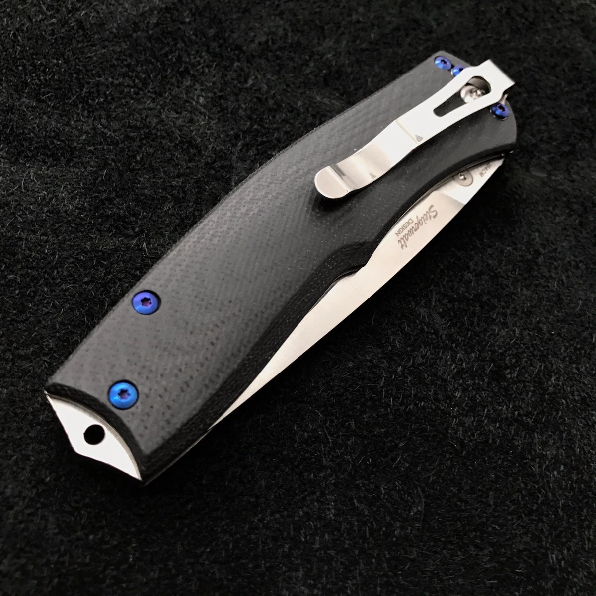 Benchmade 890 Torrent ~ Screw Set ~ Titanium Blue (No Knife) 5.